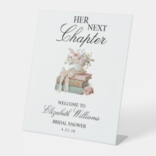 Panneau de bienvenue pour la fête prénuptiale Flor