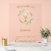 Panneau de bienvenue pour la Première Communion (Mariage)