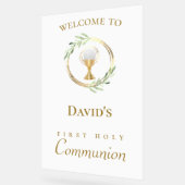 Panneau de bienvenue pour la première communion (Angle)