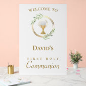 Panneau de bienvenue pour la première communion (Mariage)