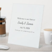 Panneau de bienvenue pour une baby shower audacieu (In SItu)
