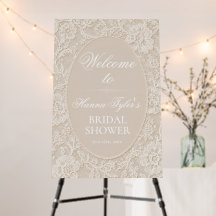 Panneau de bienvenue pour une baby shower de maria