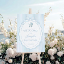 Panneau de bienvenue pour une Baby Shower pour gar