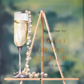 Panneau de bienvenue pour une fête prénuptiale Per (Neutre)