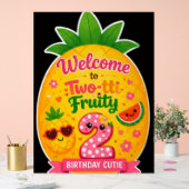 Panneau de bienvenue Two-tti Fruity pour une fête (Mariage)