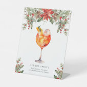 Panneau de boisson signature de Noël (Recto)
