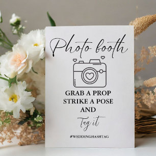 Panneau de cabine photo minimaliste Mariage