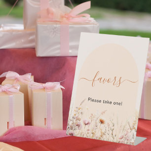 Panneau de cadeau de fête d'arche de fleurs sauvag