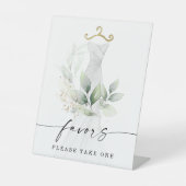 Panneau de cadeaux de bapteme en aquarelle avec do (Recto)