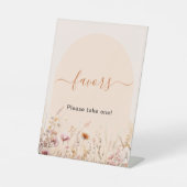 Panneau de cadeaux de fête d'arche de fleurs sauva (Recto)