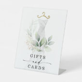 Panneau de Cadeaux de Fête de Mariage à l'Aquarell (Recto)