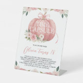 Panneau de capsule temporelle de citrouille rose f (Recto)