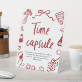 Panneau de capsule temporelle de douche de mariage (In SItu)