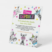 Panneau de capsule temporelle pour l'anniversaire (Recto)