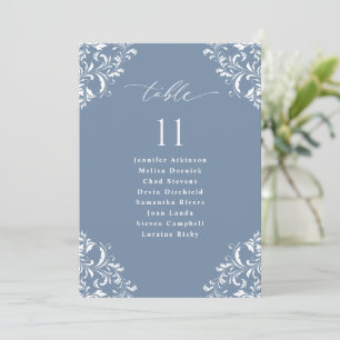 Panneau de carte de plan de table de mariage éléga