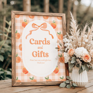 Panneau de cartes et cadeaux 8x10 pouces