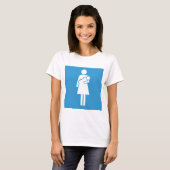 Panneau de chambre Parents Femme T-shirt (Devant entier)