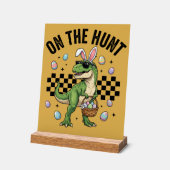 Panneau de chasse aux œufs de Pâques (Angle)