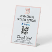 Panneau de code QR de paiement sans contact | PayP (Recto)
