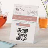Panneau de code QR de pourboire propre pour votre (In SItu)