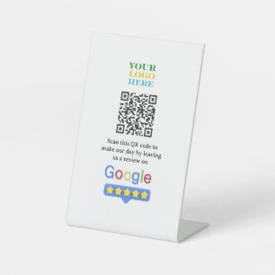 Panneau de code QR de révision Google   Entreprise