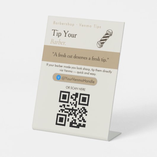 Panneau de code QR de votre chauffeur propre | Pou (Recto)