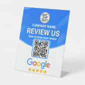 Panneau de code QR d'évaluation de l'entreprise bl (Recto)
