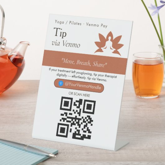 Panneau de code QR en noir et blanc pour les pourb (In SItu)