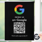 Panneau de code QR Google pour une révision modern (Maison)