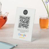 Panneau de code QR pour Google Avis pour salons et (In SItu)