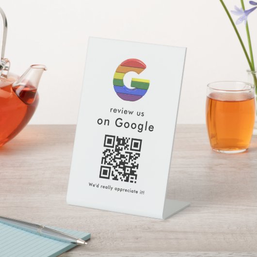 Panneau de code QR pour nous évaluer | Google Revi (In SItu)