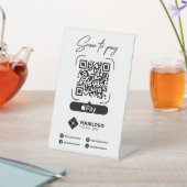 Panneau de code QR pour paiement par balayage Appl (In SItu)