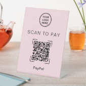 Panneau de code QR pour paiement par scan pour sal (In SItu)