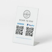 Panneau de code QR pour payer en scannant (Recto)