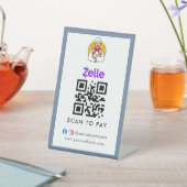Panneau de code QR pour payer en scannant | Zelle (In SItu)