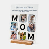 Panneau de collage de photos de la fête des mères  (Angle)