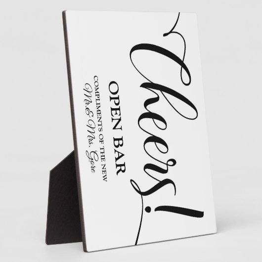 Panneau de comptoir ouvert Plaque de table avec ch (Côté)