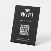 Panneau de connexion WiFi par code QR pour les cha (Recto)