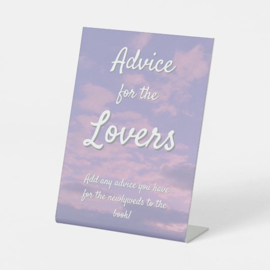 Panneau de conseil de l'amoureux des nuages de rêv (Recto)