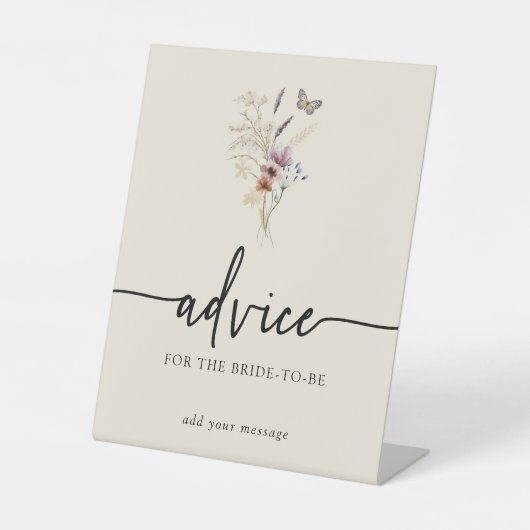 Panneau de conseil floral (Recto)