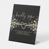 Panneau de conseil Mariage Black Gold (Recto)