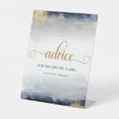 Panneau de conseil Marine et Or (Recto)