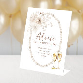 Panneau de conseils pour la fête de mariage