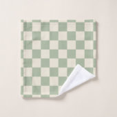 Panneau de contrôle blanc vert et blanc désactivé (Gant de toilette)