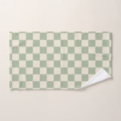 Panneau de contrôle blanc vert et blanc désactivé (Serviette à main)