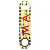 Panneau de contrôle Jaune Noir ajouter nom nom mon (Dos)