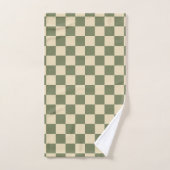 Panneau de contrôle vert et beige clair (Serviette à main)