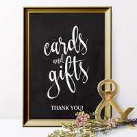 Panneau de craie abordable Cartes et Cadeaux