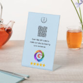 Panneau de critiques Google sur pied | Présentoir  (In SItu)