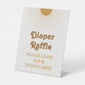 Panneau de décoration baby shower, Refle de couche (Recto)
